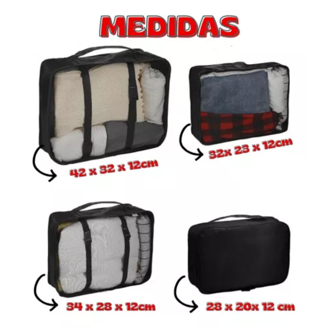 Miniatura 3 de Organizador De Maletas 8 Piezas